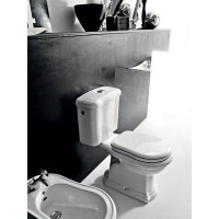 Kerasan RETRO WC kombi mísa 38, 5x72cm, spodní odpad, bílá 101201