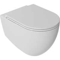Isvea INFINITY WC sedátko, SLIM, odnímatelné, Soft Close, bílá mat 40KF0201I-S