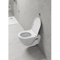 GSI PURA ECO závěsná WC mísa, Swirlflush, 36x55cm, bílá dual-mat 880709