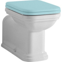 Kerasan WALDORF WC mísa stojící, 37x65cm, spodní/zadní odpad, bílá 411601