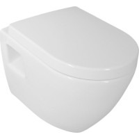 Aqualine NERA závěsná WC mísa, 35, 5x50cm, bílá NS952