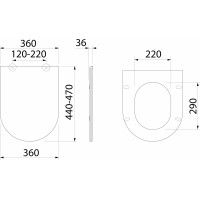 Bruckner FULDA WC sedátko, Slim, Soft Close, duroplast, bílá 301.308.4