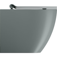 GSI PURA WC mísa stojící, Swirlflush, 36x55cm, spodní/zadní odpad, agave dual-mat 880304