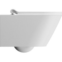 GSI KUBE X závěsná WC mísa, Swirlflush, 36x55cm, bílá dual-mat 941509