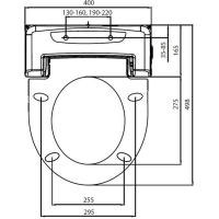 Sapho BLOOMING elektronický bidet s dálkovým ovládáním NB-R770D