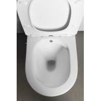 Sapho PACO CLEANWASH WC kombi, integrovaná baterie a bidet. sprška, spodní/zadní odpad, bílá PC1012RX