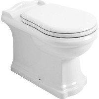 Kerasan RETRO WC mísa stojící, 39x61cm, spodní/zadní odpad, bílá 101601