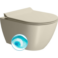 GSI PURA závěsná WC mísa, Swirlflush, 36x50cm, creta dual-mat 881608