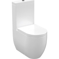 Kerasan FLO WC kombi mísa 36x60cm, spodní/zadní odpad, bílá 311701
