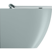 GSI PURA WC mísa stojící, Swirlflush, 36x55cm, spodní/zadní odpad, ghiaccio dual-mat 880315