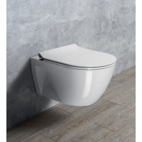 GSI PURA ECO závěsná WC mísa, Swirlflush, 36x55cm, bílá ExtraGlaze 880711