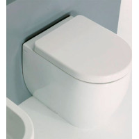 Kerasan FLO WC mísa stojící, 36x51, 5cm, spodní/zadní odpad, bílá 311601