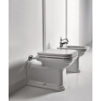 Kerasan WALDORF WC mísa stojící, 37x65cm, spodní/zadní odpad, bílá 411601