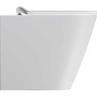 GSI KUBE X WC mísa stojící, Swirlflush, 36x55cm, spodní/zadní odpad, bílá dual-mat 941009