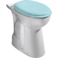 CREAVIT HANDICAP WC mísa kombi, zvýšený sedák, spodní odpad, 36, 5x67, 2cm, bílá BD305