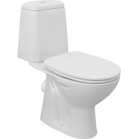 Aqualine RIGA WC kombi, dvojtlačítko 3/6l, zadní odpad, bílá RG601