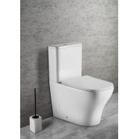 Sapho BELLO RIMLESS WC kombi, spodní/zadní odpad, bílá PC103WR
