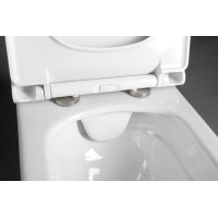 Bruckner WALTER závěsná WC mísa, Rimless, 37x52, 5cm, bílá 201.502.0