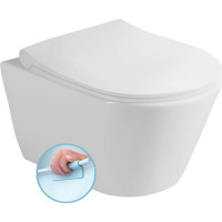 Sapho AVVA SHORT závěsná WC mísa, Rimless, 35, 5x49cm, bílá 200114