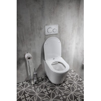 Sapho PACO závěsná WC mísa, Rimless, 36x53cm, bílá PZ1012WR