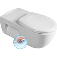 Sapho HANDICAP závěsná WC mísa prodloužená, Rimless, 37x70 cm, bílá TU1206