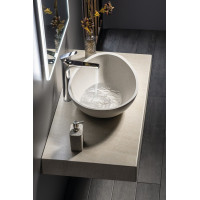 Sapho CORNELI stojánková umyvadlová baterie vysoká bez výpusti, prodloužená hubice, chrom CE07