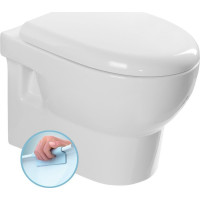 Isvea ABSOLUTE závěsná WC mísa, Rimless, 35x50cm, bílá 10AB02002