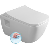 Bruckner WALTER závěsná WC mísa, Rimless, 37x52, 5cm, bílá 201.502.0