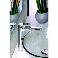 Sapho CORNELI stojánková umyvadlová baterie vysoká bez výpusti, prodloužená hubice, chrom CE07