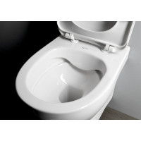 Isvea ABSOLUTE závěsná WC mísa, Rimless, 35x50cm, bílá 10AB02002