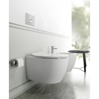 Isvea SENTIMENTI závěsná WC mísa, Rimless, 36x51cm, bílá 10AR02012