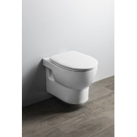 Isvea ABSOLUTE závěsná WC mísa, Rimless, 35x50cm, bílá 10AB02002