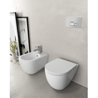 Isvea INFINITY závěsná WC mísa, Rimless, 36, 5x53cm, bílá 10NF02001