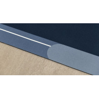 Aqualine Koupelnová předložka 50x80cm, absorpční, modrá PCD012