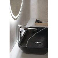 Sapho AXAMITE stojánková umyvadlová baterie vysoká bez výpusti, prodloužená hubice, chrom AX06