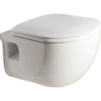 Sapho BRILLA CLEANWASH závěsná WC mísa s bidetovou sprškou, Rimless, 36, 5x53cm, bílá 100612