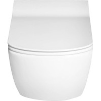 CREAVIT GLANC závěsná WC mísa, Rimless, 37x51, 5cm, bílá GC321