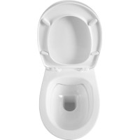 Isvea ABSOLUTE závěsná WC mísa, Rimless, 35x50cm, bílá 10AB02002