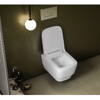 Sapho BELLO závěsná WC mísa, Rimless, 35, 5x53cm, bílá 100214