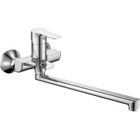 Bruckner BARON nástěnná umyvadlová/vanová baterie, rozteč 100mm, chrom 612.035.1