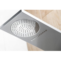 Aqualine TUSA sprchový panel, výška 1400mm, stříbrná SL680