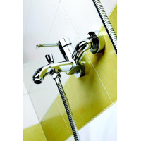 Sapho LUKA nástěnná vanová baterie, chrom LK10