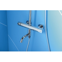 Sapho KIMURA vanový sloup s termostatickou baterií, chrom KU500