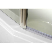Polysan PALOMA vanová zástěna 1200mm, čiré sklo BS-120