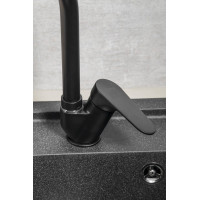 Sapho CORNELI stojánková dřezová baterie, černá mat CE60/15