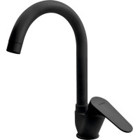 Sapho CORNELI stojánková dřezová baterie, černá mat CE60/15