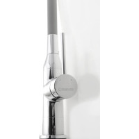 Sapho SILI stojánková dřezová baterie, flexibilní ramínko, stříbrná/chrom SR414