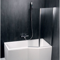 Polysan PALOMA vanová zástěna 1200mm, čiré sklo BS-120