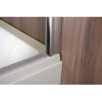 Polysan SPERA 65 vanová zástěna 650mm, čiré sklo BS-65