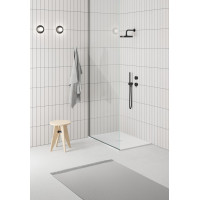 GSI Keramická sprchová vanička, obdélník 100x70x2cm, bílá mat 46100709
